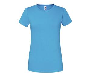 FRUIT OF THE LOOM SC200L - Ladies' T-shirt Azuurblauw