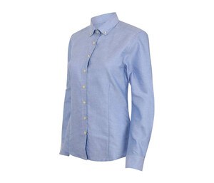 Henbury HY513R - DAMESHEMD MODERN L/S OXFORD - NORMALE PASVORM