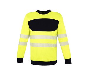 KORNTEX KX410 - High visibility sweatshirt Geel / Zwart