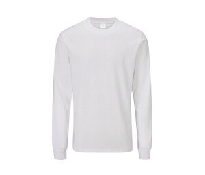 MANTIS MT006 - ESSENTIAL HEAVY LONG SLEEVE T Wit