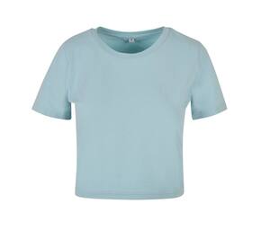 Build Your Brand BY042 - Dames T-Shirt Cropped Oceaanblauw