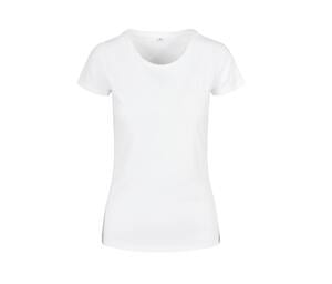 BUILD YOUR BRAND BYB012 - LADIES BASIC TEE Wit