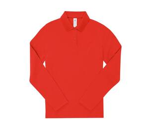 B&C BCW464 - Ladies long sleeve 210 poloshirt