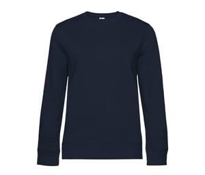 B&C BCW01Q - Straight Sleeve Sweatshirt 280 QUEEN Marine