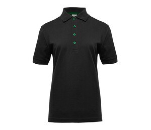 Black&Match BM101 - Damespoloshirt met contrasterende knopen