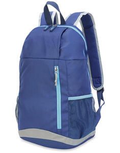 Shugon SH1232 - York Basic Backpack Frans marineblauw/blauw/lichtgrijs