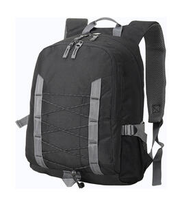 Shugon SH7690 - Miami Backpack Zwart/Zwart/Donkergrijs