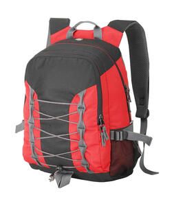 Shugon SH7690 - Miami Backpack Rood/Zwart/Donkergrijs