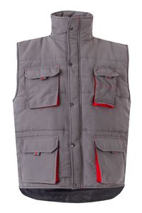 Velilla 205902 - TWO-TONE PADDED VEST Grijs/Rood