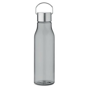 GiftRetail MO6976 - VERNAL RPET fles met PP dop 600 ml transparant grijs