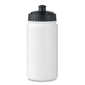 GiftRetail MO8819 - SPOT FIVE Kunststof drinkfles 500 ml Wit
