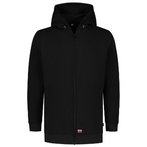 Tricorp T44 - Hooded Sweat Jacket Washable 60°C Zwart