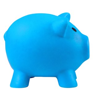 EgotierPro 38075 - Grappig Gekleurde Plastic Spaarvarken MONEY