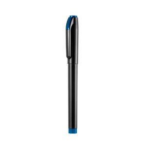 EgotierPro 39017 - Kleurrijke Plastic Roller met Zwarte Inkt TAX Blauw