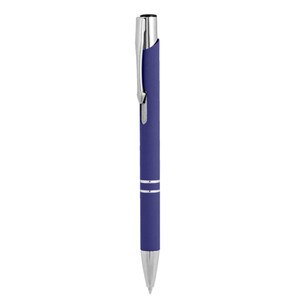 EgotierPro 39052 - Aluminium Pen met Rubber Afwerking THESIS Blauw