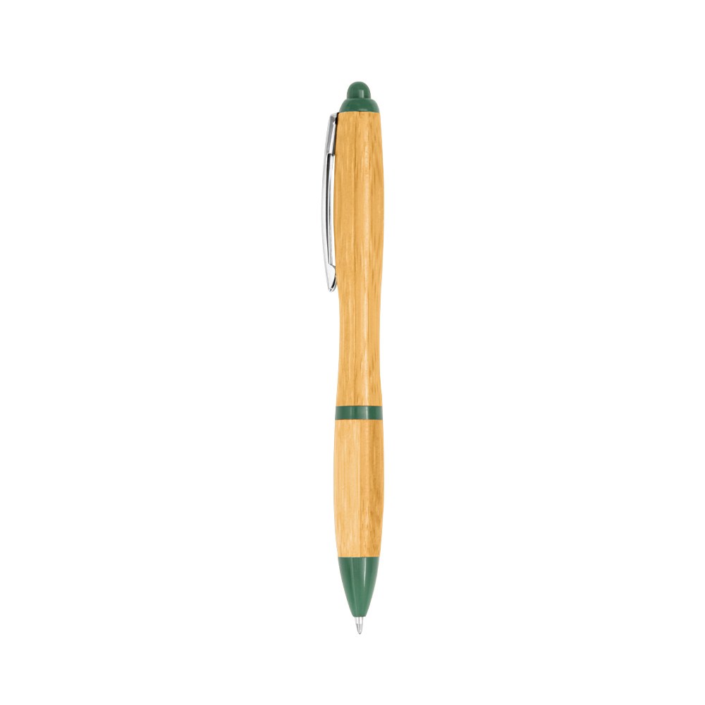 EgotierPro 39516 - Bamboe pen met aluminium clip DESERT