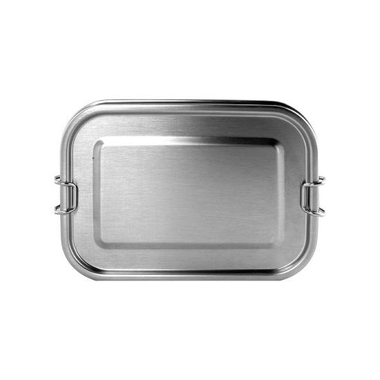 EgotierPro 52037 - RVS Lunchbox met Kliksluiting 700ml LEMON