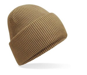 Beechfield BF385R - KLASSIEKE BEANIE MET DIEPE MANCHET Koekje