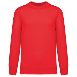 Kariban K4040 - Gerecycleerde uniseks sweater met ronde hals Rood