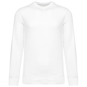 Kariban K4040 - Gerecycleerde uniseks sweater met ronde hals Wit