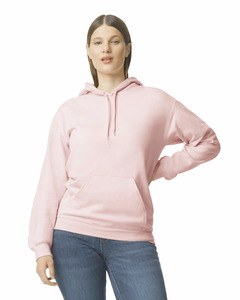 Gildan GISF500 - Sweater met capuchon Midweight Softstyle Lichtroze