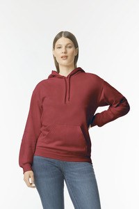 Gildan GISF500 - Sweater met capuchon Midweight Softstyle Maroon