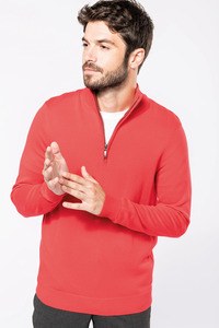 Kariban K970 - HEREN PULLOVER MET RITSKRAAG