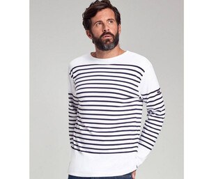 Armor lux AM1140 - Gestreepte Shirt Lange Mouw Marine