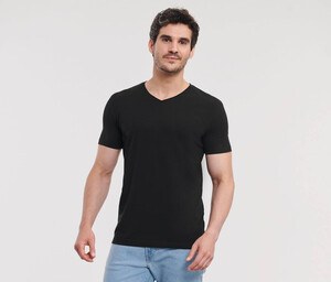 Russell RU103M - Heren biologisch V-hals T-shirt