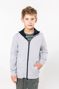 Kariban K486 - Kindersweater met rits en capuchon