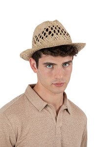K-up KP613 - Gevlochten Panama-hoed
