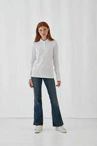 B&C CGPWI13 - ID.001 Ladies long-sleeve polo shirt