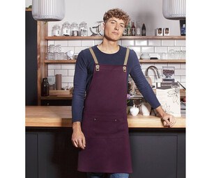 KARLOWSKY KYLS39 - Bib apron with cross straps and pocket