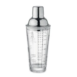 GiftRetail MO2077 - POLITAN Glazen cocktailshaker 400 ml