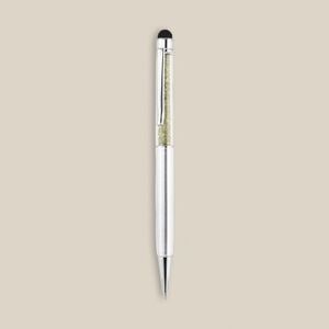 EgotierPro 33584 - Aluminium pen met diamanten en touchscreenaanwijzer DIAMONDS