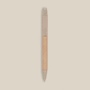 EgotierPro 50017 - Pen van Karton en Tarwevezelonderdelen LUND