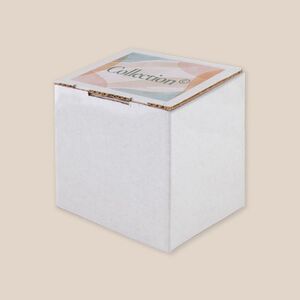 EgotierPro 52091 - Witte Kartonnen Zelfbouw Doos voor Mokken CUPPA