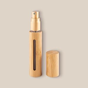EgotierPro 52503 - Bamboe Parfum Verstuiver met Glas 10ml RHIN