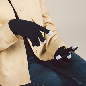 EgotierPro 53544 - RPET Handschoenen met Touchscreen Vingertoppen BARID